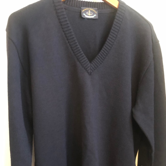 Men’s Amerigo Vespucci Pure wool sweater - Picture 1 of 9